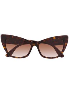 Dolce & Gabbana Eyewear солнцезащитные очки в оправе кошачий глаз
