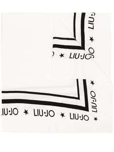 LIU JO плиссированный платок с логотипом