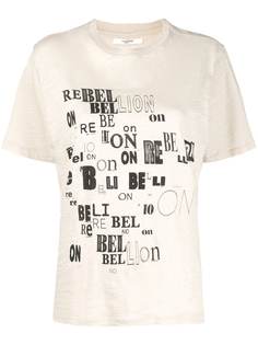Isabel Marant Étoile футболка Rebellion из джерси