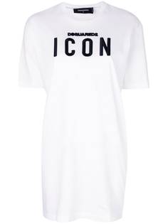 Dsquared2 футболка с вышивкой Icon