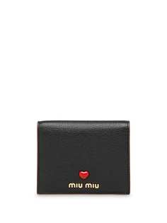 Miu Miu кошелек из кожи мадрас