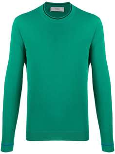 Pringle of Scotland crew neck contrast tipped sweatshirt