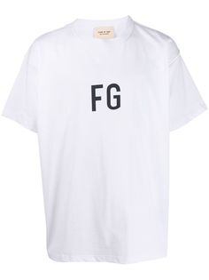 Fear Of God monogram print cotton T-shirt