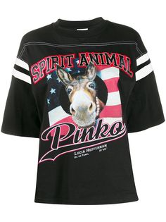 Pinko футболка Spirit Animal с принтом