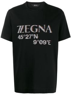 Z Zegna футболка с логотипом