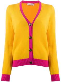Tory Burch contrast-trimmed cashmere cardigan