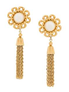 Nina Ricci Pre-Owned серьги с цепочными кисточками