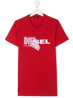 Diesel Kids logo short-sleeve T-shirt