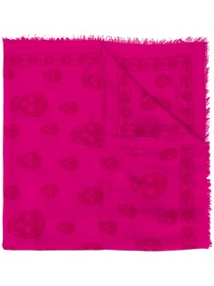 Alexander McQueen skull print scarf