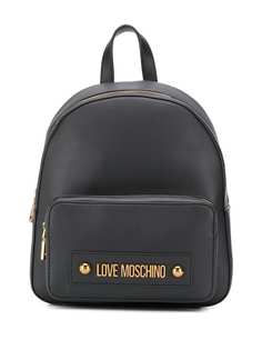 Love Moschino маленький рюкзак с металлическим логотипом