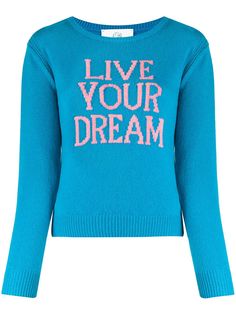 Alberta Ferretti джемпер Live Your Dream кроя слим