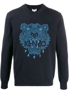 Kenzo толстовка с принтом Tiger