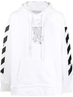 Off-White худи с принтом Dripping Arrows