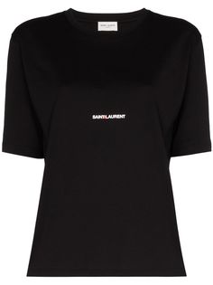 Saint Laurent футболка с логотипом