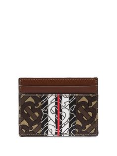Burberry картхолдер с монограммой