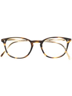 Oliver Peoples очки Finley в круглой оправе