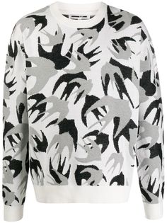 McQ Alexander McQueen embroidered jumper