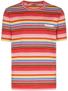 Missoni striped logo print T-shirt