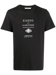 Zadig&Voltaire футболка с надписью