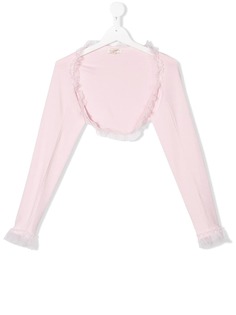 Monnalisa накидка с тюлем