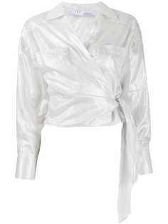 IRO блузка с длинными рукавами и запахом