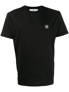 Stone Island футболка с нашивкой-логотипом