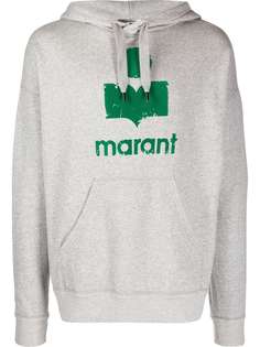 Isabel Marant logo print hoodie