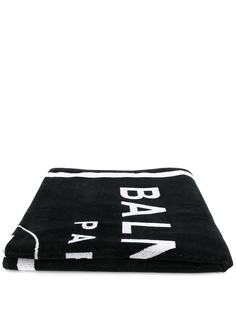 Balmain пляжное полотенце с логотипом