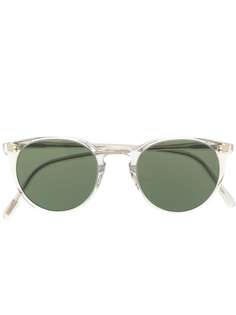 Oliver Peoples солнцезащитные очки в круглой оправе