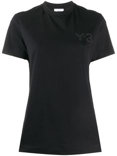 Y-3 футболка с круглым вырезом