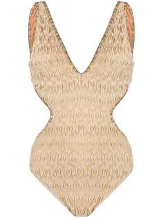 Missoni Mare фактурный купальник с V-образным вырезом