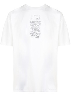 Off-White футболка с принтом