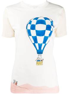 LANVIN hot air balloon print T-shirt