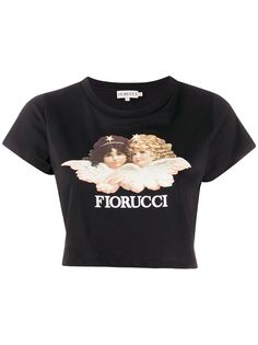 Fiorucci укороченный топ Vintage Angels