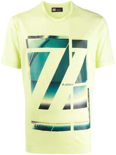 Z Zegna футболка с абстрактным принтом
