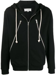 Maison Margiela zipped details hoodie