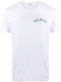 Alexander McQueen skull patch logo T-shirt