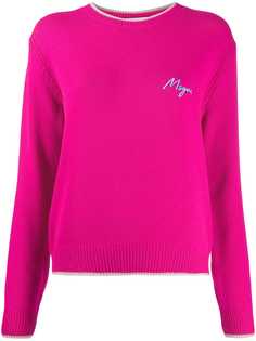 MSGM джемпер с вышитым логотипом
