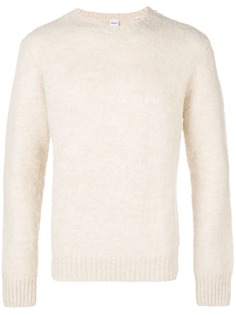 Aspesi свитер с круглым вырезом и выцветшим эффектом