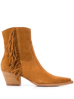 Pinko fringe detail boots