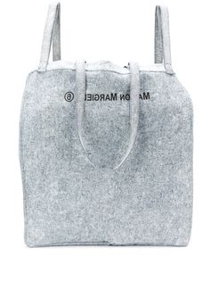 Mm6 Maison Margiela oversized denim shoulder bag