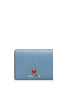 Miu Miu кошелек из кожи мадрас