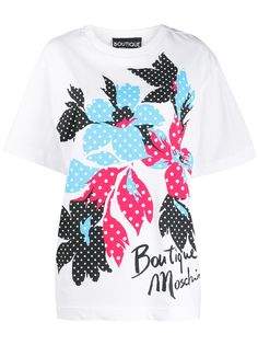 Boutique Moschino digital print T-shirt