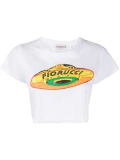 Fiorucci укороченная футболка Flying Saucer