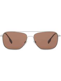 Burberry солнцезащитные очки с прямым верхом