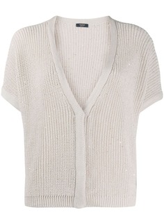 Peserico sequinned V-neck cardigan