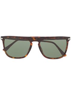 Persol солнцезащитные очки в квадратной оправе черепаховой расцветки