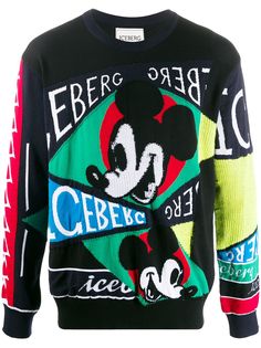 Iceberg джемпер Mickey Mouse вязки интарсия