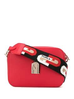 Furla сумка через плечо с металлическим логотипом
