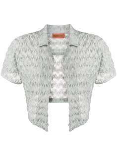 Missoni Mare укороченная прозрачная рубашка
